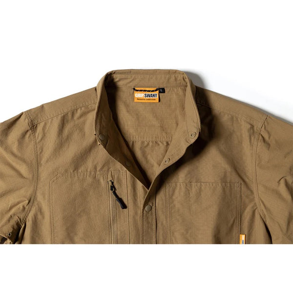 GRIP SWANY ( グリップスワニー ) 【 GSMSH0016 】 GEAR POCKET SHIRT | シャツ | 長袖シャツ | アウトドア | レジャー | キャンプ | コットン | ナイロン | 綿 | ポケット | 大容量 | ぐりっぷすわにー