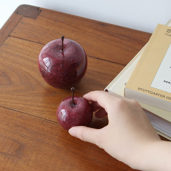 DETAIL ( ディテール ) Marble Apple Large マーブル アップル ラージ | リンゴ | オブジェ | 置物 | オシャレ | 大理石 | マーブルストーン | リビング | ペーパーウェイト | ディスプレイ | 3348 | でぃてーる
