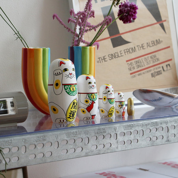 DETAIL ( ディテール ) Lucky Cat ラッキーキャット | 招き猫のマトリョーシカ | 招き猫 | マトリョーシカ | マトリョシカ | インテリア | ネコ | プレゼント | ギフト | 可愛い | 商売繁盛 | 千客万来 | 縁起物 | 3415LU