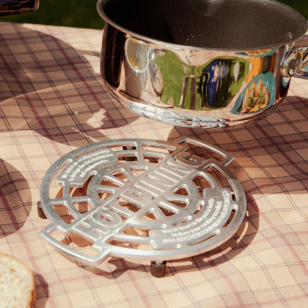 DULTON ( ダルトン ) ALUMINUM TRIVET HOT-DINING アルミニウム トリベット ホット ダイニング | トリベット | アルミ | 可愛い | オシャレ | 100-017 | 使いやすい | 滑り止め | 鍋敷き