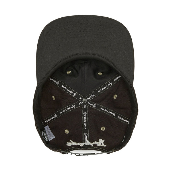 '47 ( フォーティーセブン ) '47 キャプテン RL ロサンゼルス・ドジャース SOUVENIR ブラック | 帽子 | キャップ | ヘビーツイル | ユニセックス | お出かけ | オシャレ | フラットバイザー | 14920585 | ふぉーてぃーせぶん