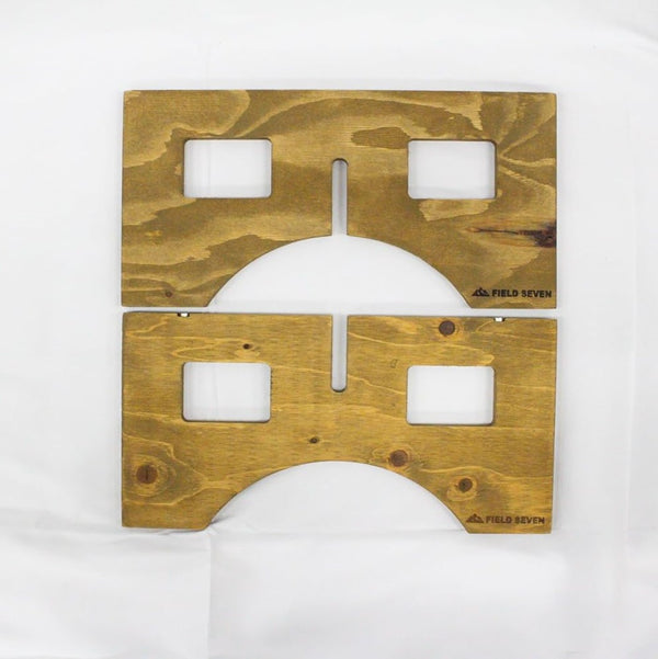 FIELD SEVEN ( フィールドセブン ) ジャグスタンド | アウトドア | キャンプ | 木製 | ストーブスタンド | ハイタイプ | コンテナスタンド | 荷物置き台 | 簡単設置 | コンパクト収納 | 荷物ラック | 屋外用