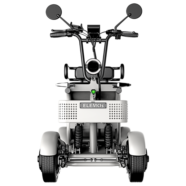 ELEMOs ( エレモーズ ) エレポーター 特定小型原付 電動四輪 EV四輪 電動モビリティ 免許不要 公道走行可能 4輪 電動バイク シニア 買い物 街乗り 通勤 収納カゴ