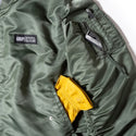 GRIP SWANY ( グリップスワニー ) 【 GSMJ-057 】 WATER REPELLENT FLIGHT JACKET | ジャケット | 上着 | アウター | フライトジャケット | かっこいい | ロゴ | アウトドア | お出かけ | レジャー | キャンプ | ぐりっぷすわにー