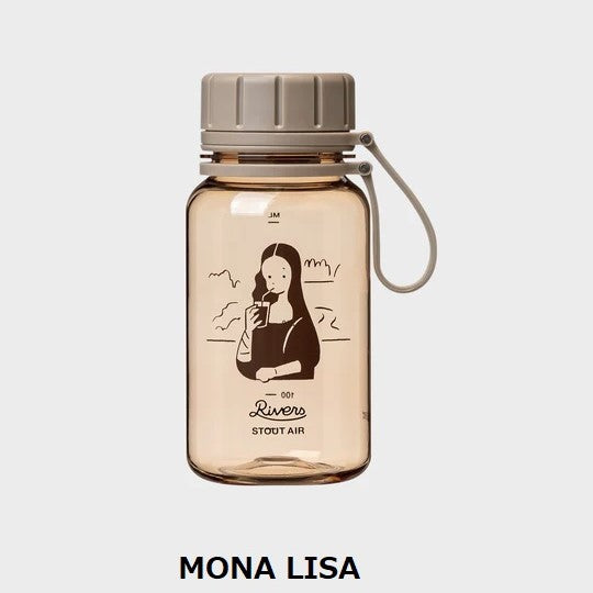 RIVERS ( リバーズ ) スタウト エア 400 COFFEE BOY | ボトル | コーヒーキャニスター | 持ち運び | 水筒 | 名画 | イラスト | 可愛い | プレゼント | ギフト | BPAフリー | 軽量 | 旅行 | 衝撃に強い | りばーず | BT026