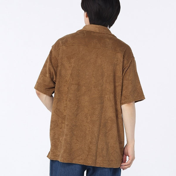 CHUMS ( チャムス ) チャムリーパイルショートスリーブシャツ | 半袖 | シャツ | オーバーサイズ | 夏服 | メンズ | 襟シャツ | パイル素材 | ゆったり | ふんわり | お出かけ | オシャレ | CH02-1265 | ちゃむす