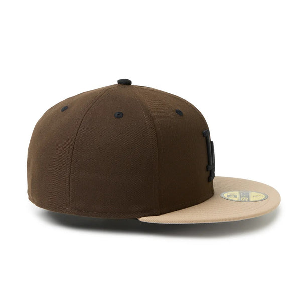 NEW ERA ( ニューエラ ) 59FIFTY powered by GORO ( min-nano ) ロサンゼルス・ドジャース ウォルナット/キャメル | 帽子 | キャップ | フラットバイザー | ユニセックス | 14880417 | にゅーえら