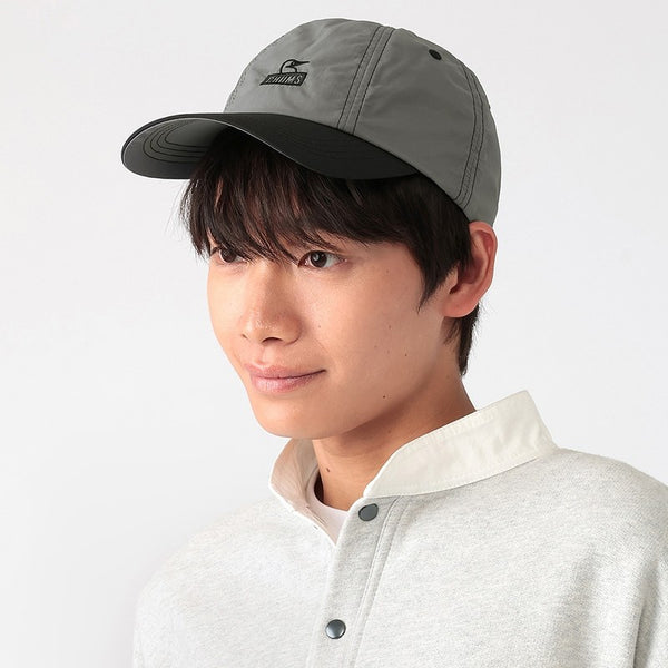 CHUMS ( チャムス ) カーンズキャップ キャップ 帽子 メンズ レディース ユニセックス ベースボールキャップ ナイロン 撥水 UVカット 紫外線対策 ブービーフェイス ロゴ 刺繍 アジャスター サイズ調整 アウトドア キャンプ フェス 旅行 タウンユース カジュアル CH05-1458