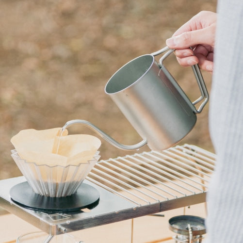 HIGHMOUNT ( ハイマウント ) デタッチャブルケトル 400 | アウトドア | ケトル | クッカー | ケース付 | 取り外し | コンパクト | 2way | 登山 | トレッキング | 45391 | はいまうんと | ソロキャンプ