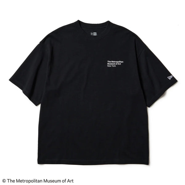 NEW ERA ( ニューエラ ) 半袖 オーバーサイズド コットン Tシャツ The Met ブラック | シャツ | 半袖Tシャツ | 黒色 | にゅーえら | 14457270 | ユニセックス | ゆとり | コットン | 夏服 | バックプリント | カジュアル