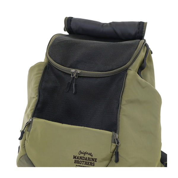 MNADARINE BROTHERS ( マンダリンブラザーズ ) WINSTON HUG BAG | キャリーバッグ | 犬 | ネコ | 猫 | お出かけ | 旅行 | 移動 | 2way | メッシュ | 抱っこ | 腰当 | まんだりんぶらざーず