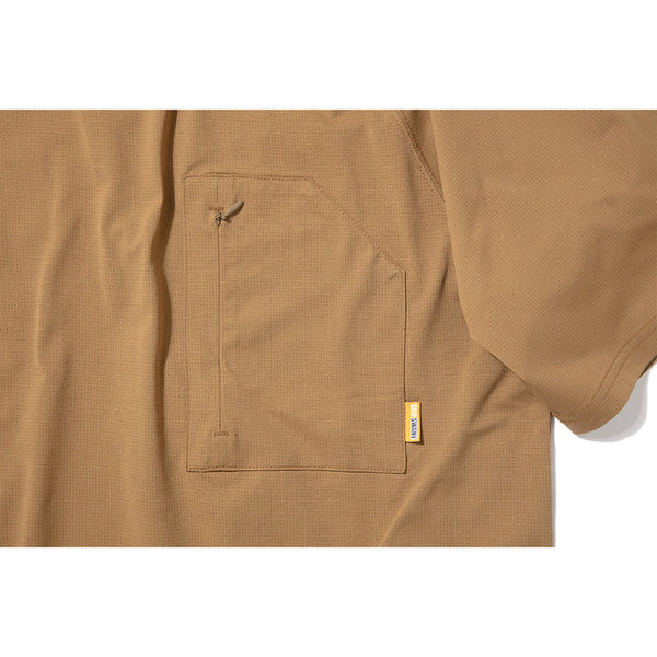 GRIP SWANY ( グリップスワニ－ ) 【 GSMCT0005 】 GS AIRFLOW TEE | シャツ | 半袖シャツ | 半袖 | アウトドア | キャンプ | シンプル | Tシャツ | 速乾 | 伸縮 | ドローコード | ポケット | ぐりっぷすわにー | 夏服