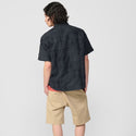 KRIFF MAYER ( クリフメイヤー ) パッチワーク半袖シャツ | MENS | 2553100 | メンズ | 半袖 | カジュアルシャツ | BBQ | フェス | オシャレ | 夏シャツ | トップス | 大人カジュアル | ゆったり | 春夏 | くりふめいやー