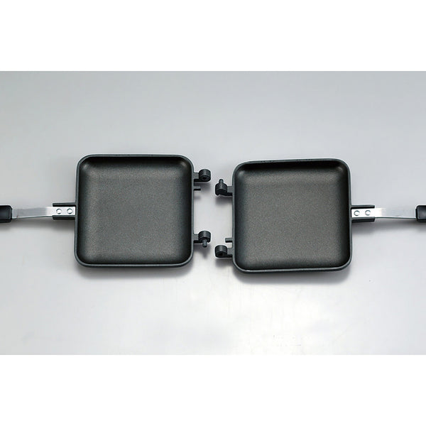 CAPTAIN STAG ( キャプテンスタッグ ) キャスト アルミホットサンドトースター | ホットサンド | クッカー | 料理 | 調理 | アウトドア | キャンプ | UG-3005 | アルミ | 丈夫 | 長持ち | キャプスタ