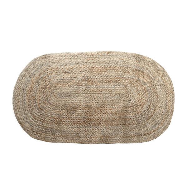 【 SALE 】 DULTON ( ダルトン ) Braided jute mat | ラグ | 80×140cm | ラグマット | 天然素材 | オーバルラグ | インテリアマット | アクセントマット | カーペット | マット | リビング | オシャレ | T19-0068M/NT
