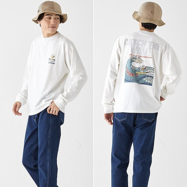 KRIFF MAYER ( クリフメイヤー ) スヌーピーロンT MENS 2437812 | メンズ | アパレル | ロンT | Tシャツ | 長袖シャツ | 長袖 | バックプリント | シンプル | 着回し | ウッドストック | 綿100％ | カジュアル