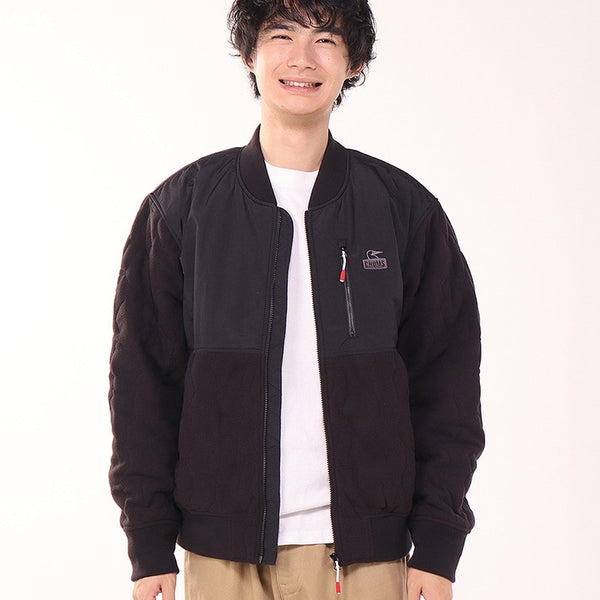 CHUMS ( チャムス ) ブービーステッチフリースブルゾン | フリースジャケット | ベスト | ブービーバード | キルティング | フリース | カジュアル | アウター | 冬服 | アパレル | CH04-1473 | ちゃむす