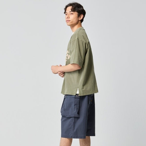 KRIFF MAYER ( クリフメイヤー ) ピグメントベースボールシャツ | MENS | 2547200 | メンズ | シャツ | 半袖 | 半袖シャツ | シンプル | アウトドア | キャンプ | レジャー | ヴィンテージ | ラフ | 綿100％ | くりふめいやー
