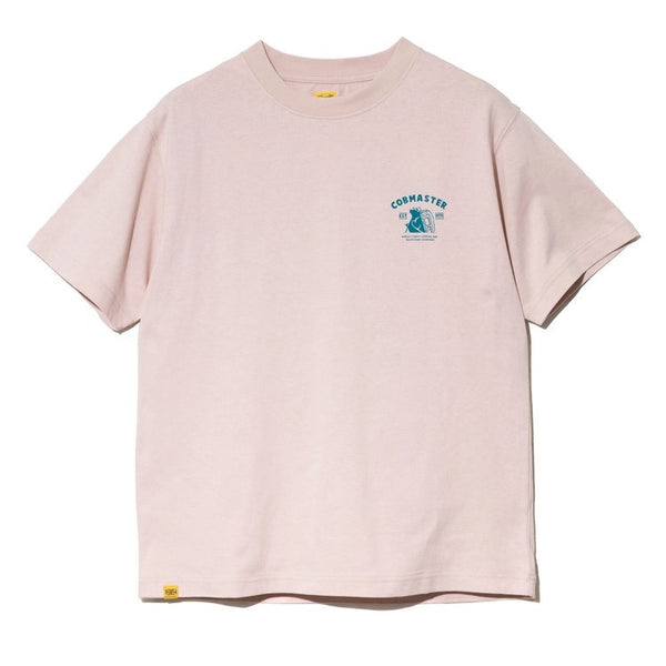 COBMASTER コブマスター 吸水速乾 抗菌防臭 ベーシック Tシャツ 半袖 メンズ スタンダードロゴ クルーネック 綿100% アウトドア キャンプ カジュアル スポーツ 春 夏 UV対策 インナー トップス