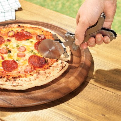 UNIFLAME ( ユニフレーム ) UFピザカッター | ピザ | カット | 切る | 極厚 | ステンレス | コンパクト | 折りたたみ | フォールディング | 持ち運び | アウトドア | キャンプ | ファミリーキャンプ | 661796 | 調理器具 | ゆにふれーむ