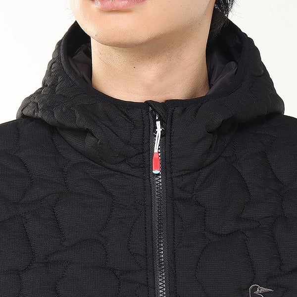 CHUMS ( チャムス ) ブービーステッチパテッドパーカー | ジャケット | アウター | ブラック | キルティング | 中綿 | 軽い | 軽量 | フード | 着ぶくれしない | ちゃむす | CH04-1468 | ロゴ | 刺繍 | 秋 | 冬