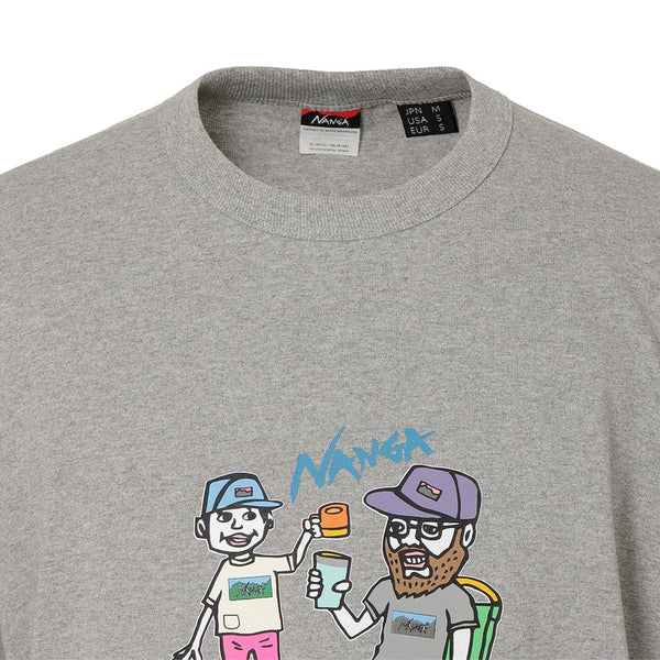 NANGA ( ナンガ ) ECO HYBRID TEE ( FAM PT ) エコハイブリッドティー | シャツ | 半袖 | アウトドア | 夏服 | Tシャツ | N0003672 | グラフィックデザイン | 透けにくい | コットン | なんが