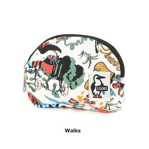 CHUMS ( チャムス ) ハーフラウンドコインポーチスウェット コインケース | 財布 | 小銭入れ | 半月型 | 小物収納 | キャンプ | 旅行 | 撥水 | 撥油 | 防汚 | アウトドア | レジャー | CH60-3811