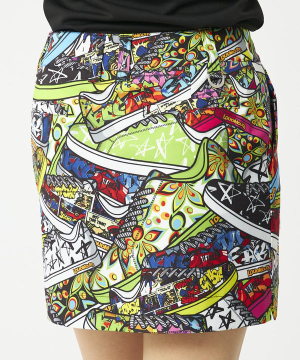 【 SALE 】 LOUDMOUTH ( ラウドマウス ) レディース ストレッチツイル 柄スカート | ゴルフ | スカート | 動きやすい | 764355 | 派手 | らうどまうす | 接触冷感 | 夏