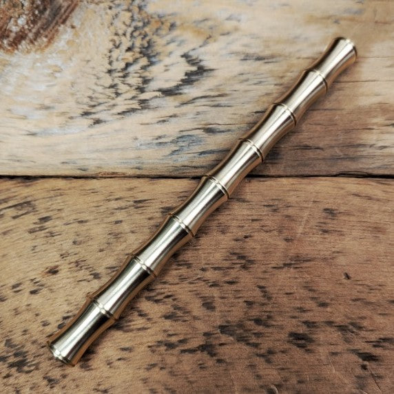 野良道具製作所 ミニ火吹き竹 ( 真鍮 ) 13cm | アウトドア | 火吹き棒 | 焚火 | コンパクト | ソロキャンプ | 小型 | 小さめ | キャンプ | 経年変化 | 短め | ブラスター