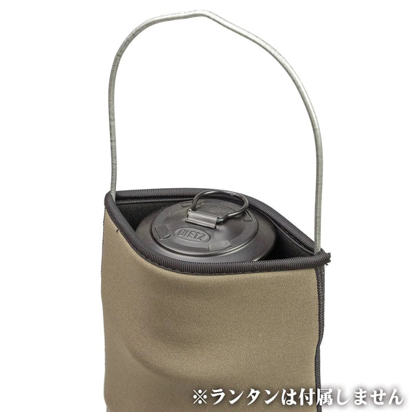 Bush Craft ( ブッシュクラフト ) オイルランタンソフトカバー D76D78 ブラウン | アウトドア | キャンプ | 収納カバー | ソフトケース | 収納ケース | 持ち運び | 伸縮性 | 吊り下げ | 50999 | ランタンケース | ぶっしゅくらふと