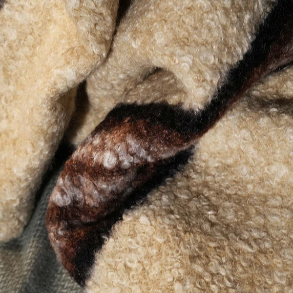 DULTON ( ダルトン ) BLANKET ブランケット | ブラウン | ベージュ | 冬 | ストライプ柄 | リビング | ソファ | アウトドア | キャンプ | クルマ | 車 | ホリデーシーズン | 羽織り | ひざ掛け | 防寒 | 冬小物 | CMG-0952 | だるとん