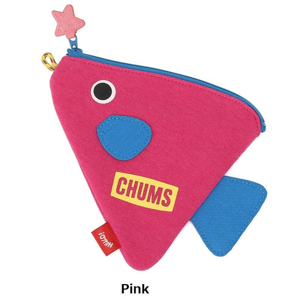 CHUMS ( チャムス ) トライアングルトロピカルフィッシュポーチ | ポーチ | 小物入れ | 熱帯魚 | モチーフ | カラフル | 可愛い | 目立つ | アウトドア | 旅行 | レジャー | お出かけ | キャンプ | スウェット | コインケース | 小銭入れ | CH60-4056 | ちゃむす