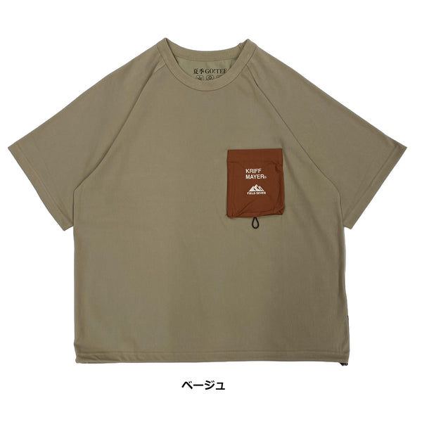 KRIFF MAYER × FIELD SEVEN ( クリフメイヤー ) 夏季GO!T | Tシャツ | 半袖 | メンズ | ユニセックス | シンプル | 涼しい | お出かけ | 吸水 | 速乾 | 接触冷感 | レジャー | アウトドア | キャンプ | 2555104 | くりふめいやー | カジュアル