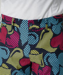 【 SALE 】 LOUDMOUTH ( ラウドマウス ) メンズ ストレッチツイル 柄ショートパンツ | ゴルフ | ウェア | 半ズボン | ハーフパンツ | パンツ | 吸汗速乾 | UV　| ストレッチ | 764305 | らうどまうす