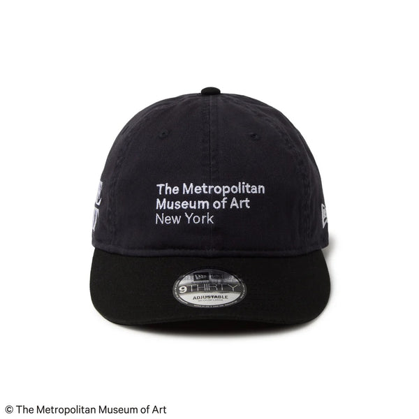 NEW ERA ( ニューエラ ) 9THIRTY The Met レザーストラップ ネイビー ブラックバイザー | 帽子 | キャップ | レザーストラップ | ユニセックス | コットン | 日よけ | オシャレ | 14457362 | にゅーえら | コラボ
