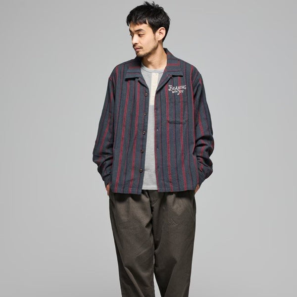 KRIFF MAYER ( クリフメイヤー ) ハニカムワッフルヘンリーロンT メンズ 長袖Tシャツ ロンT ヘンリーネック ワッフル サーマル 無地 カジュアル アメカジ ミリタリー インナー トップス ラウンド裾 リブ袖 ヴィンテージ 秋冬春 アウトドア キャンプ デイリー 2517820