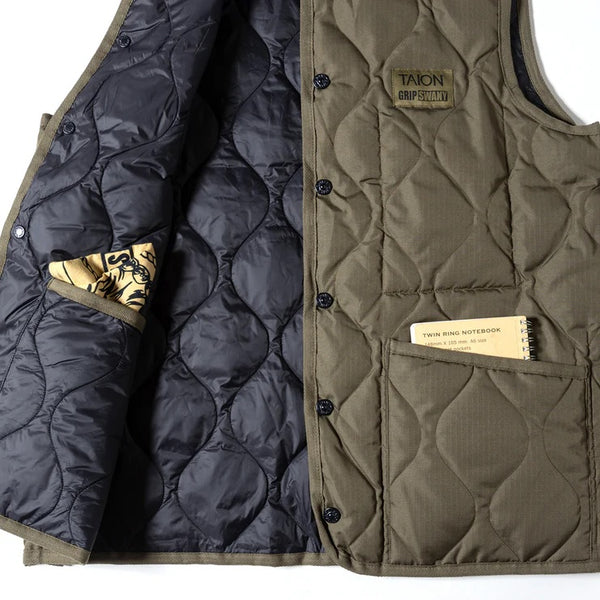 GRIP SWANY ( グリップスワニー ) 【 TAION-GRIPSWANY-VT01 】 TAION X GRIP SWANY DOWN VEST | ベスト | ウェア | ダウンベスト | リバーシブル | 防寒 | 暖かい | 軽い | ぐりっぷすわにー | アウトドア | レジャー | キャンプ