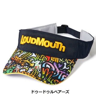 LOUDMOUTH ( ラウドマウス ) ユニセックス サンバイザー | ゴルフ | 軽量 | 日よけ | オシャレ | 派手 | 個性的 | らうどまうす | バイザー | 765901
