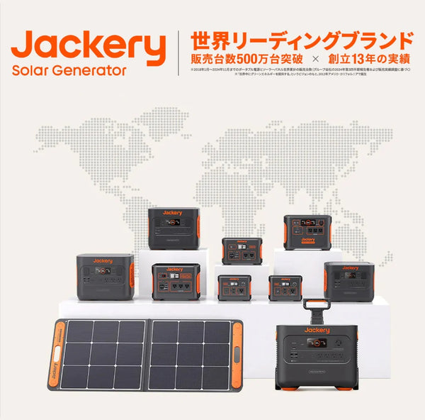 Jackery ( ジャクリー ) SolarSaga 100W ソーラーパネル | キャンプ | 災害 | 防災 | アウトドア | 車中泊 | 充電 | 防水 | 防塵 | じゃくりー