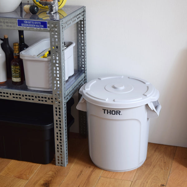 THOR ( ソー ) ラウンドリッド フォー 38L | 蓋 | フタ | ふた | ラウンドコンテナ用 | 38L | シンプル | ブラック | ライトグレー | 368338 | そー