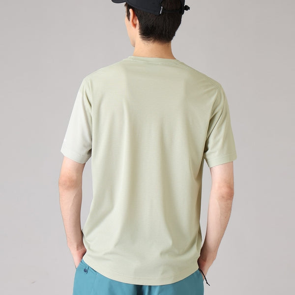 Columbia ( コロンビア ) トレイルラッシュグラフィックショートスリーブTシャツ 半袖Tシャツ メンズ 冷感 速乾 吸湿速乾 オムニフリーズゼロアイス オムニウィック 抗菌防臭 アウトドア ハイキング 登山 トレッキング キャンプ スポーツ 夏 レジャー PG1653