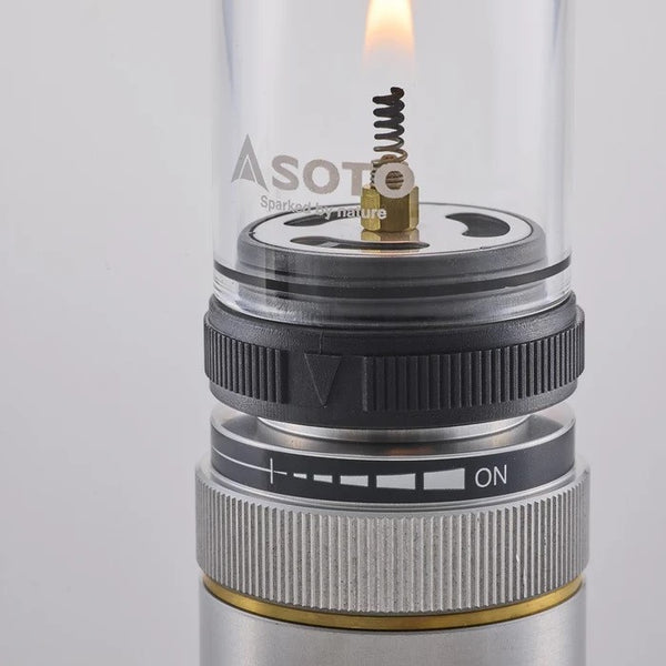 SOTO ( ソト ) Hinoto | ひのと | SODー260 | ガスランタン | キャンドル風 | ライターガス | 燃料缶 | CB缶 | OD缶 | キャンプ | アウトドア | 焚き火 | バーベキュー | ソロキャンプ | ランタン | 収納ケース