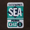NEW ERA ( ニューエラ ) 59FIFTY Cactus ＆ Grape Fruit シアトル・マリナーズ ウォルナット ラストバイザー | 帽子 | キャップ | オシャレ | 14921970 | フラットバイザー | ユニセックス | お出かけ | 日よけ | にゅーえら