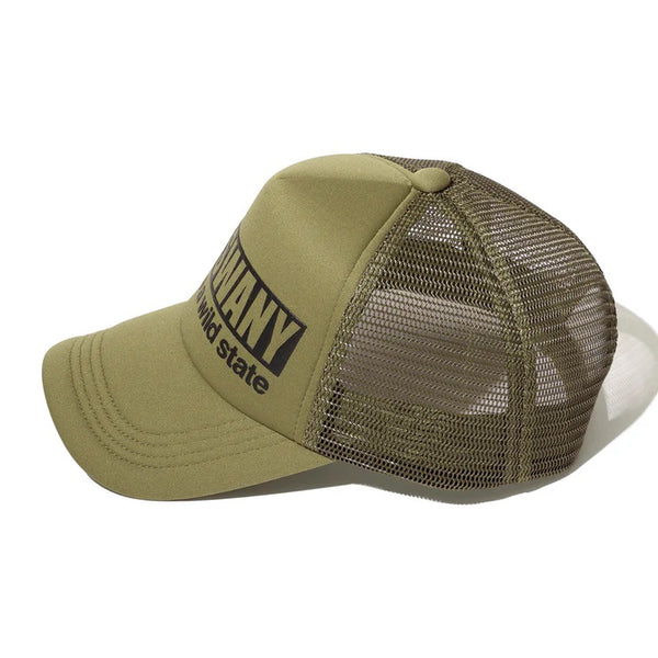 GRIP SWANY ( グリップスワニー ) 【 GSUA-160 】 BOX LOGO TRUCKER CAP | 帽子 | キャップ | 日よけ | アウトドア | キャンプ | サイズ調整 | レジャー | UVカット | 紫外線対策 | お出かけ | メッシュ | 涼しい | ぐりっぷすわにー