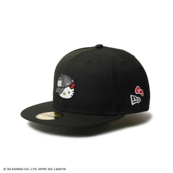 NEW ERA ( ニューエラ ) 59FIFTY HELLO KITTY キャップ ブラック | キャップ | 帽子 | ハローキティ | キティちゃん | キティ | 14348625 | ユニセックス | 日よけ | ポリエステル | にゅーえら | コラボ