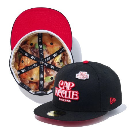 NEW ERA ( ニューエラ )  59FIFTY CUP NOODLE カップヌードル CAP NOODLE ブラック 14125314