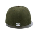 NEW ERA ( ニューエラ ) 59FIFTY MLB Corduroy コーデュロイ オークランド・アスレチックス カーキ チョコバイザー  13751122