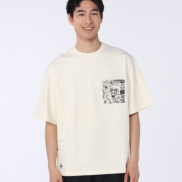 CHUMS ( チャムス ) ループパイルオノマトペショートスリーブクルートップ | シャツ | 半袖 | 半袖Tシャツ | Tシャツ | 夏 | 裏毛 | オーバーサイズ | 胸ポケット | お出かけ | オシャレ | CH00-1558 | トップス | ちゃむす