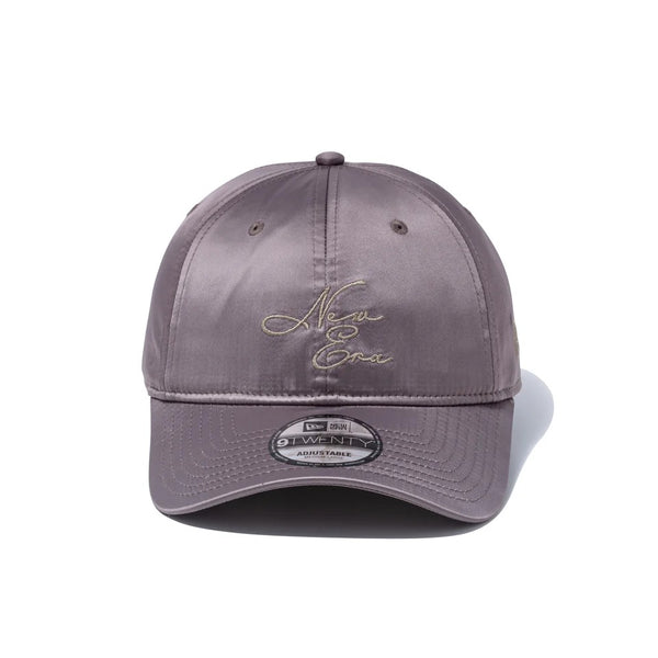 NEW ERA ( ニューエラ ) 9TWENTY Valentine's Day サテン ニューエラロゴ アッシュグレー | 帽子 | キャップ | オシャレ | 14908291 | サイズ調整 | アウトドア | レジャー | キャンプ | にゅーえら