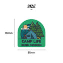 STICKER PACK ( ステッカーパック ) キャンプライフオレゴン | ステッカー | 車 | ハードケース | キャリーケース | ハードボックス | 貼る | すてっかーぱっく | すてっかー | SPL00671